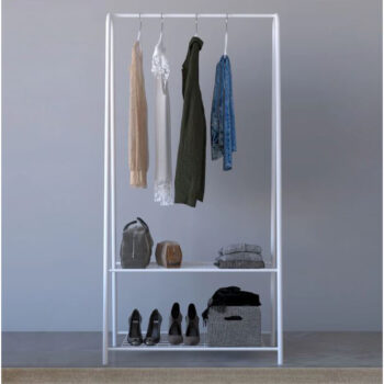 Metal Gardırop Açık Tasarım Kıyafet Askılığı Metal Portmanto