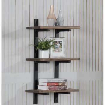 Raf Modeli 3 Katlı Ahşap Kitaplık - Görsel 2