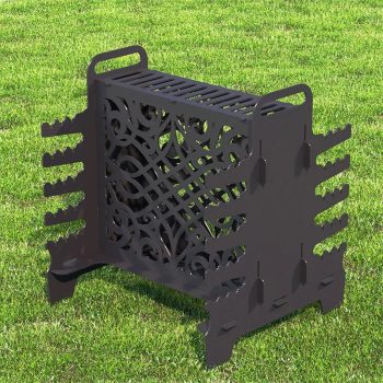 Çöp Şiş Mangalı Taşınabilir Mangal Barbekü Metal Portatif Mangal - Görsel 3